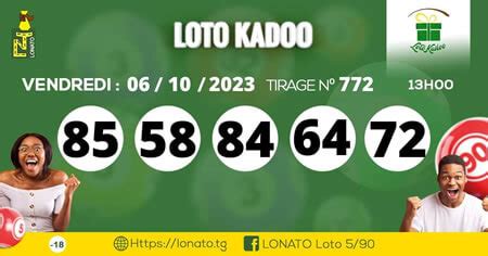resultat loto kadoo togo aujourd'hui